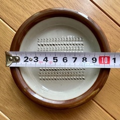 陶器  薬味おろし付き小皿の画像