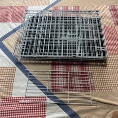 折りたたみ式　二段式猫ケージの画像
