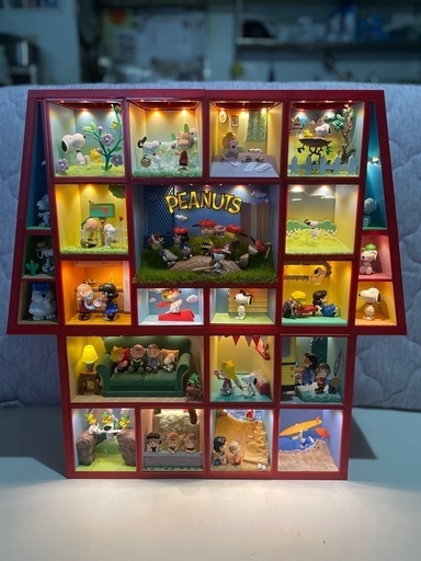 デアゴスティーニ SNOOPY つくってあつめる スヌーピー & フレンズ 1~100号 完成品 リバーシブル仕様 現状品 中古品