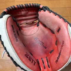 ZETT キャッチャーミット 軟式用 矢野輝弘モデルの画像