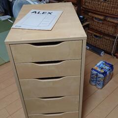 【IKEA】デスク    キャビネットセット品  LAGKAPTEN ラグカプテン / ALEX アレクスデスク, 120x60 cm

の画像