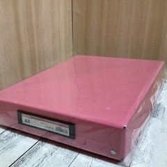 キングジム　お道具箱　デスクトレイ　A4　ピンク　おどうぐばこ　入学準備の画像