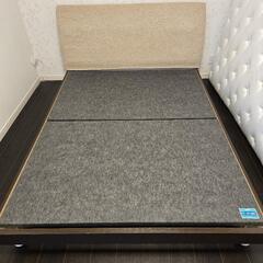 シモンズ ゴールデンバリューワイドダブルロング フレームマットレスセットの画像