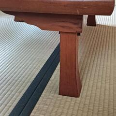 木目 座卓の画像