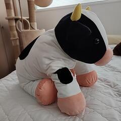 くったり牛さん ぬいぐるみ 約60cmの画像