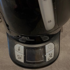 ケトル　ティファール　T-fal 黒ケトル　温度表示あり　1.2リットル　の画像