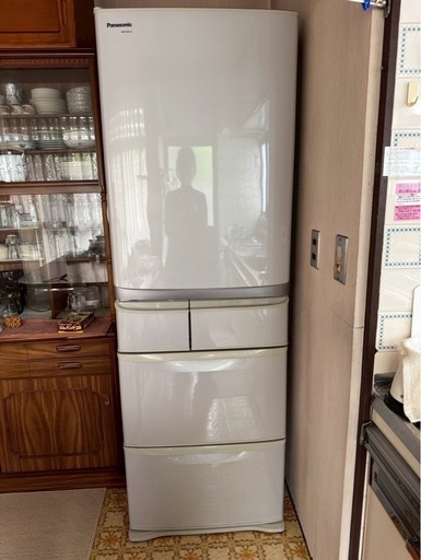 値下げ交渉ok! 早いもの勝ち！ 冷蔵庫 パナソニック Panasonic NR-ETR401L-H  左開き 2009年製 家電