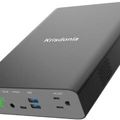 Krisdonia ポータブル電源 大容量60000mAh/222Wh 家庭アウトドア両用蓄電池 小型軽量 PSE認証済 三つの充電方法 AC(130W)/TYPE-C/USB出力 車中泊 キャンプ アウトドア 防災グッズ 停電時に非常用電源 環境にやさしいの画像