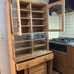 【処分】茶箪笥  食器棚の画像