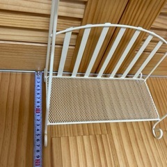 アクセサリースタンド　アクセサリーハンガー　アイアン　アイボリー　アクセサリーフックの画像