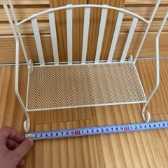 アクセサリースタンド　アクセサリーハンガー　アイアン　アイボリー　アクセサリーフックの画像