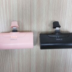 ( M-744 )iWALK Link Me 4 DBL4500L 4500mAh iPhone用 ライトニング モバイルバッテリー ２個セット PSEマーク認証 中古 動作確認済みの画像
