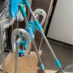 手動回転式モップ　モップ２本付きの画像