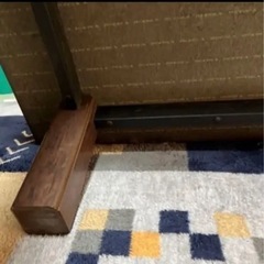 昭和レトロ　約106×75高さ30　アンティーク　昔のしっかりした重めな座卓の画像