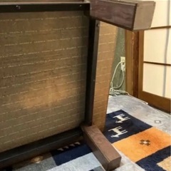 昭和レトロ　約106×75高さ30　アンティーク　昔のしっかりした重めな座卓の画像