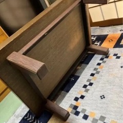 昭和レトロ　約106×75高さ30　アンティーク　昔のしっかりした重めな座卓の画像