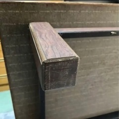 昭和レトロ　約106×75高さ30　アンティーク　昔のしっかりした重めな座卓の画像