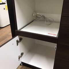 ［ジャングルジャングル広陵店］家具　キッチンボード　ブラウン　☆ジモティー特別価格☆の画像