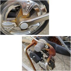 中古自転車 6段変速 27インチ LEDオートライト 軽整備済み 防犯登録対応 町田市 相模原市 MM808の画像