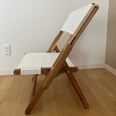 アウトドア　キャンプ　チェア　ローチェア　帆布素材　の画像