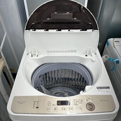 リユースのサカイ東金店 SHARP 洗濯機 21年製 6kg TJ13720の画像
