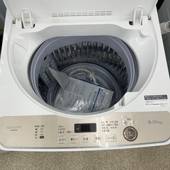 リユースのサカイ東金店 SHARP 洗濯機 21年製 6kg TJ13720の画像