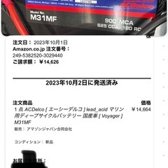 値下げ　ディープサイクルバッテリーとケースの画像
