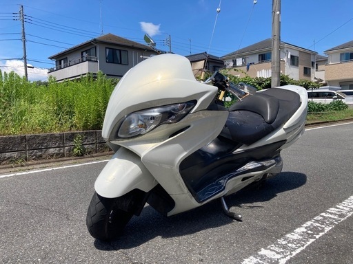 エンジン始動OK自賠責9年8月まで！CJ46A スカイウェイブ250　　スマートキー　ベース