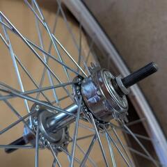 自転車　ベルト用ホイール27 1-3/8  37-630の画像