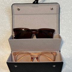 【新品未使用】BRADDELL OPTICS メガネケース 二段...