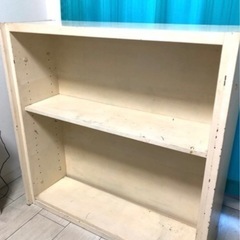 ハイバックシングルベッド本棚折りたたみテーブルの画像