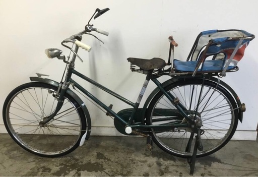 A-21 △ v 岐阜発/ 昭和レトロ/ HIKARICYCLE/ TAJIMA/ 自転車/ ロードブレーキ/ 革サドル/ 26インチ/ 走行確認/ 現状品/ 管05k/ R7.6/24 △