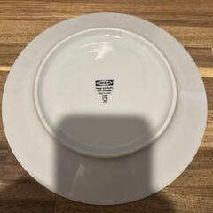 IKEA リーフデザイン 平皿 2枚セットの画像