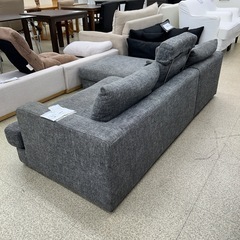 リユースのサカイ東金店 L字ソファー グレー TJ13725の画像