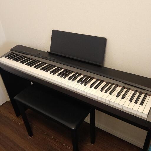 s【美品】セール中☆ 電子ピアノ CASIO※椅子別出品 美品】カシオ 電子ピアノ椅子つき (アンバー) 東京の鍵盤楽器