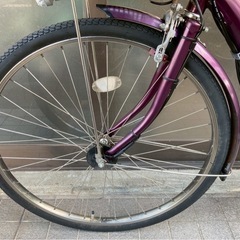 電動自転車 3583 ヤマハ PASナチュラ 26インチ パープルの画像