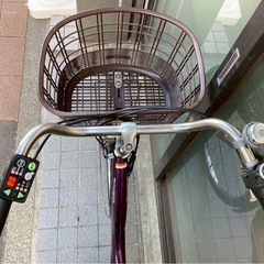 電動自転車 3583 ヤマハ PASナチュラ 26インチ パープルの画像