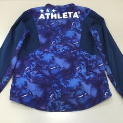 ♪ATHLETA アスレタ ウィンドブレーカー ジャンパー 子供用 ジュニア サイズ140 サッカー フットサル トレーニング 中古 (NF250511) NaWの画像
