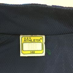 ♪ATHLETA アスレタ ウィンドブレーカー ジャンパー 子供用 ジュニア サイズ140 サッカー フットサル トレーニング 中古 (NF250511) NaWの画像