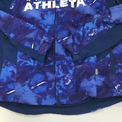 ♪ATHLETA アスレタ ウィンドブレーカー ジャンパー 子供用 ジュニア サイズ140 サッカー フットサル トレーニング 中古 (NF250511) NaWの画像