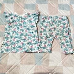 UNIQLO　PAUL & JOE 花柄 80サイズ　セットアップの画像