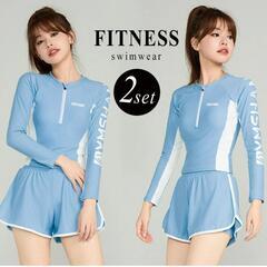 フィットネス水着2点セットの画像