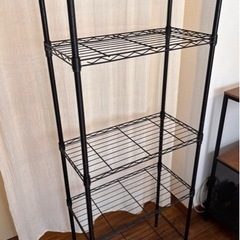 【中古】スチールラック黒の画像