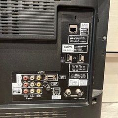 Panasonic 37型テレビ リモコン付きの画像