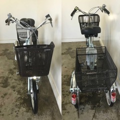 A-24 △ 岐阜発/ヤマハ/PAS/電動アシスト三輪自転車/3段変速/バッテリー15.4Ah/充電器なし/スイングなし/走行確認/現状品/管27s/R7.2/15△の画像