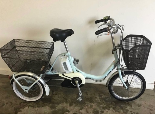 A-24 △ 岐阜発/ヤマハ/PAS/電動アシスト三輪自転車/3段変速/バッテリー15.4Ah/充電器なし/スイングなし/走行確認/現状品/管27s/R7.2/15△