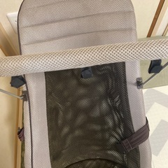 Richell リッチェル バウンシングシート ブラウン（おもちゃ無し）の画像