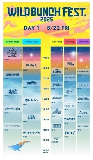 ワイルドバンチ　2025.8.22（金）５枚バラ売り可