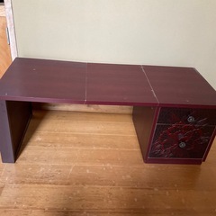 鎌倉彫折りたたみ文机の画像