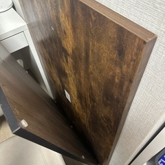 【引き取り限定】木目調こたつテーブル　ニトリ　105cmの画像